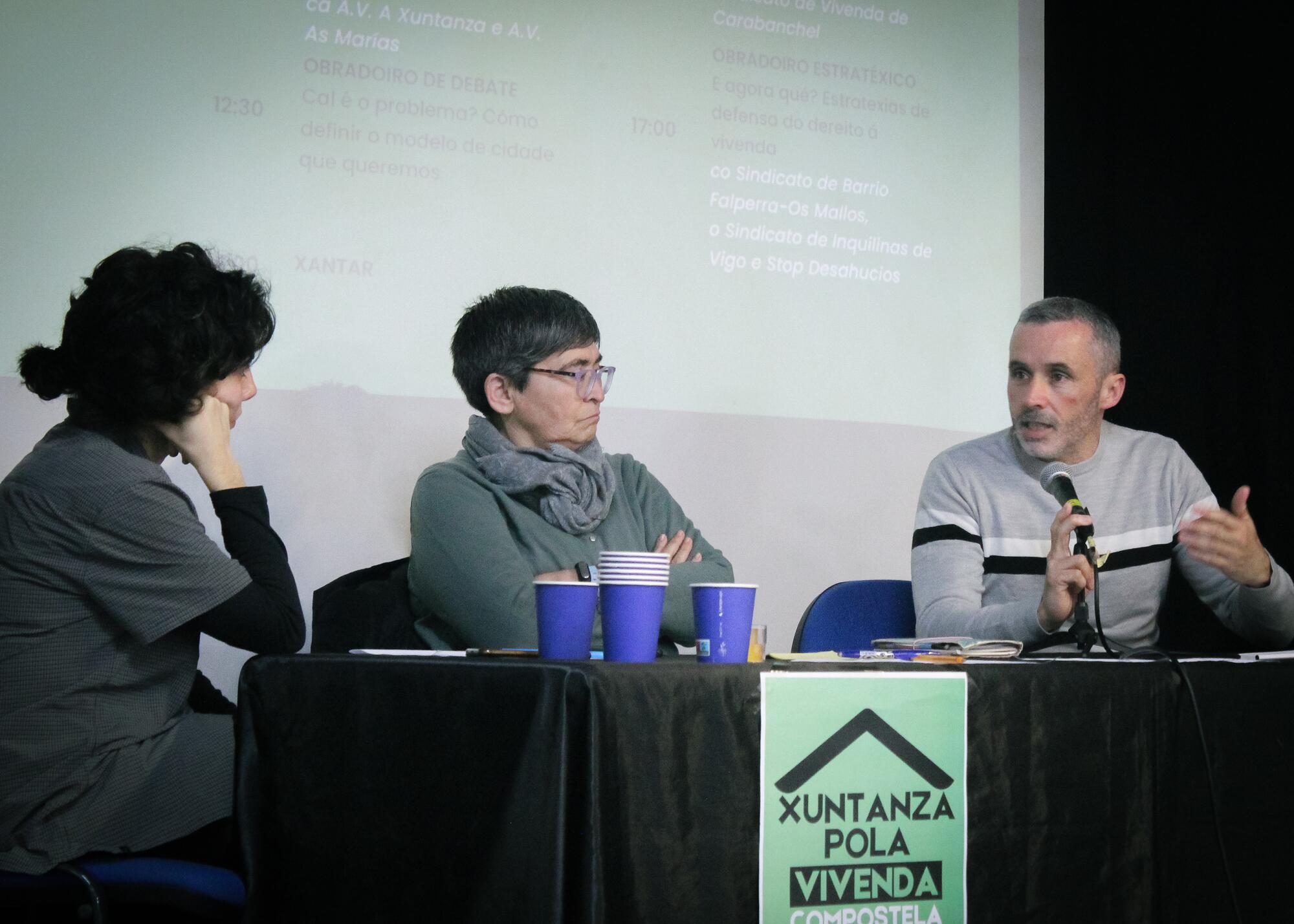 Asemblea do colectivo Xuntanza pola Vivenda. Cedida polo colectivo.